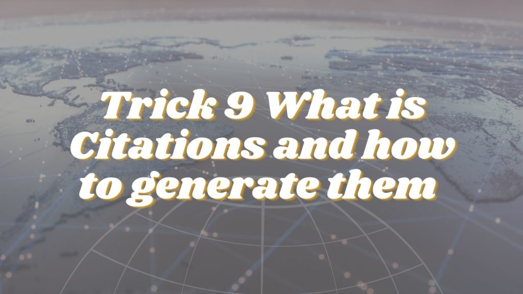 What is Citations and how to generate them