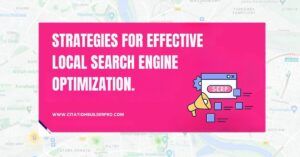 image showing Strategies for Effective Local search engine optimization.
