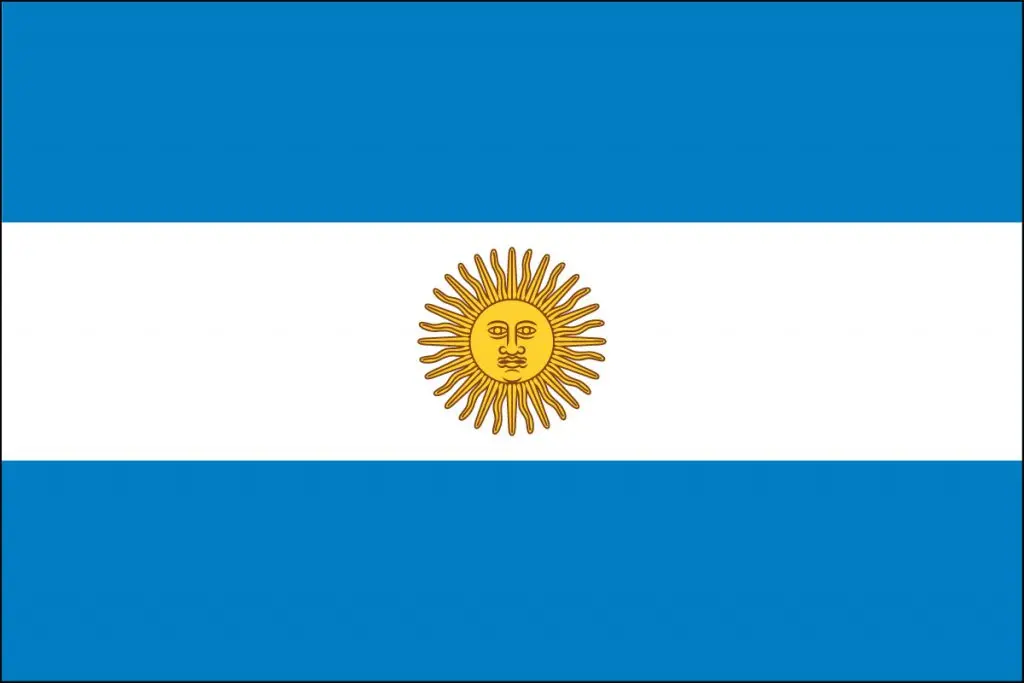 Argentina national flag for Citation Builder Pro Country Page