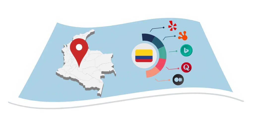 Colombia local citation services by Citation Builder Pro to increase business visibility and strengthen local SEO rankings