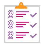 NAP consistency check icon for local citation building